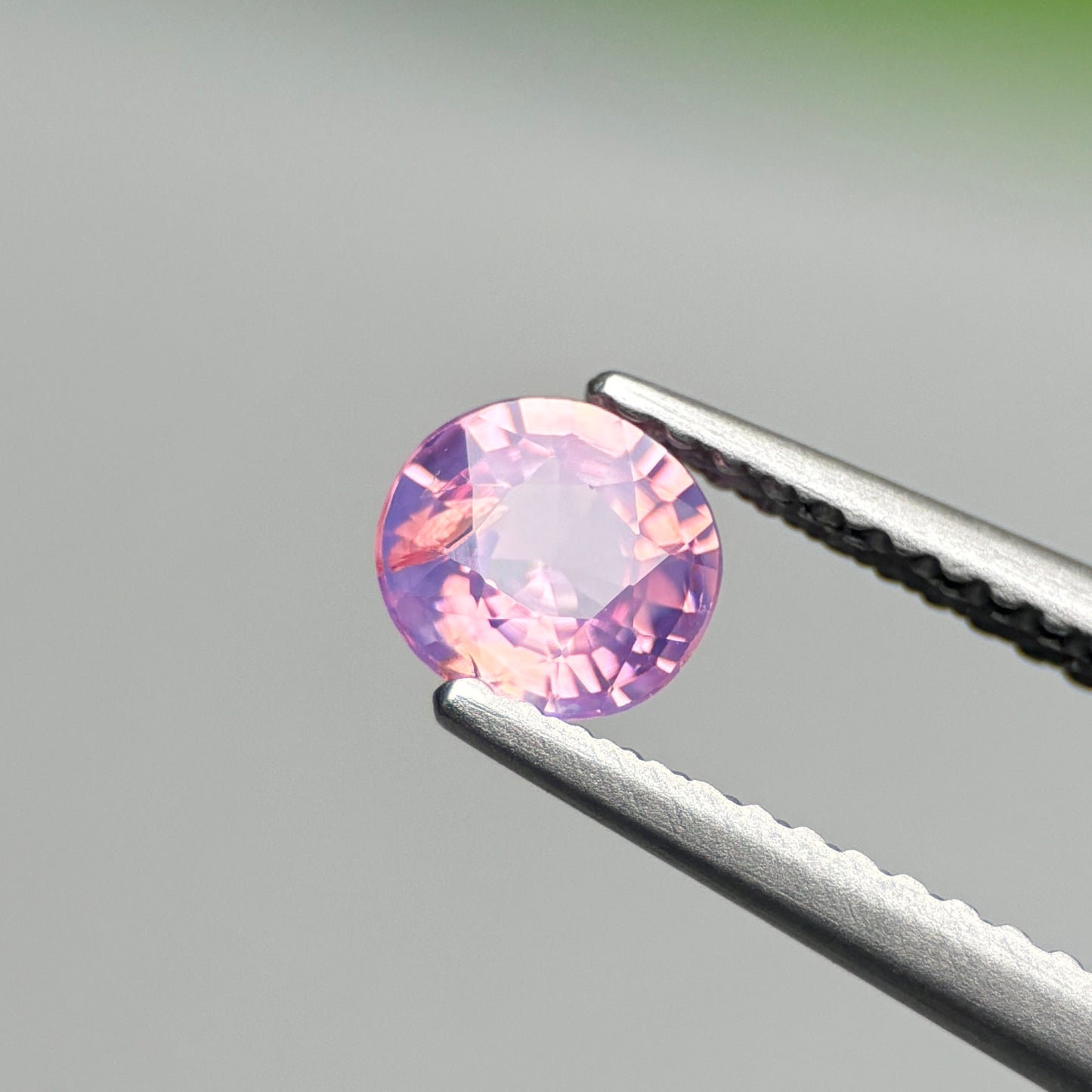 0.61 ct Natural Pink Milky Sapphire Vietnam. Cushion Shape.