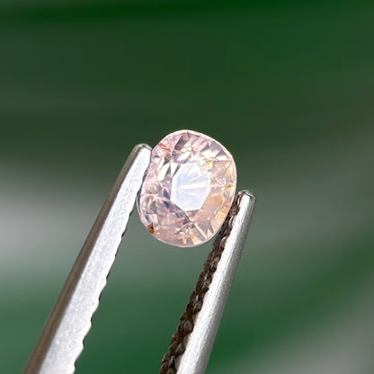 0.48 ct Natural White Sapphire Vietnam. Cushion Shape. No Treatment.