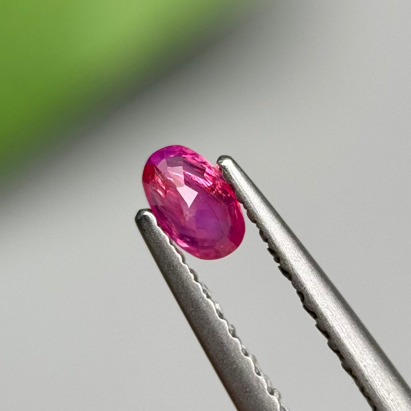 0.31ct Natural Reddish Pink Milky Sapphire Vietnam.