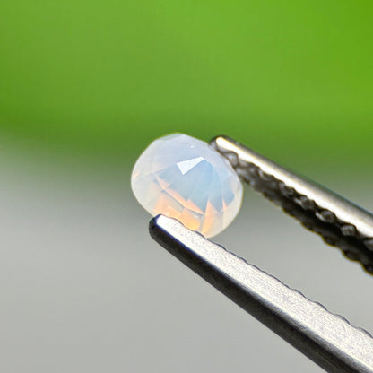 0.33 ct Natural White Milky Sapphire Vietnam. Cushion Shape.