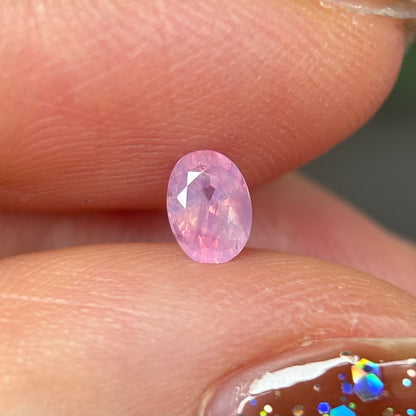 0.38ct Natural Pink Milky Sapphire Vietnam.