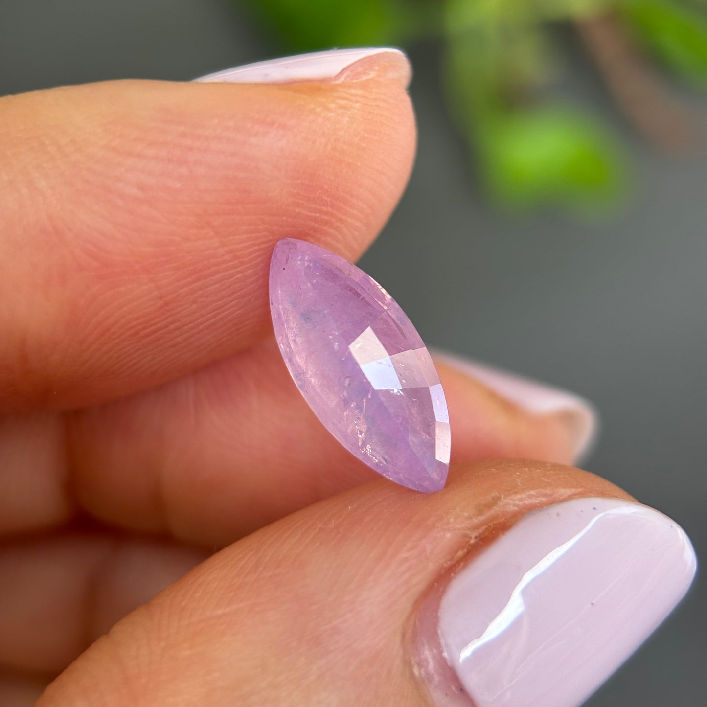 2.63ct Natural Pink Milky Sapphire Vietnam. Marquise Shape. No Treatment.