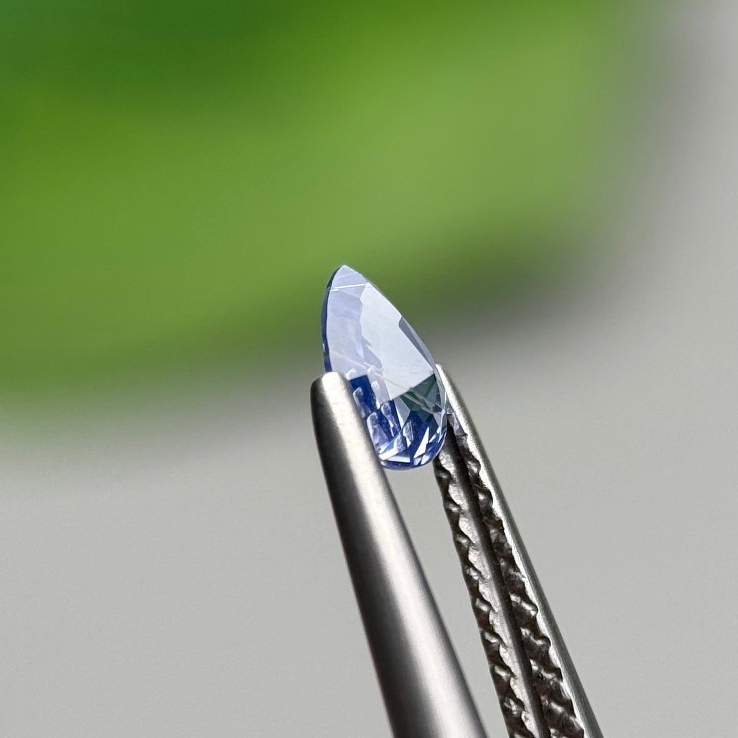 0.42 ct Natural Purple Milky Sapphire Vietnam. Pear Shape. No Treatment.