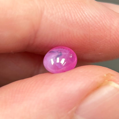 1,01ct Natural Pink Milky Cacbochon Sapphire Viet Nam. No Treatment Sapphire Luc Yen.