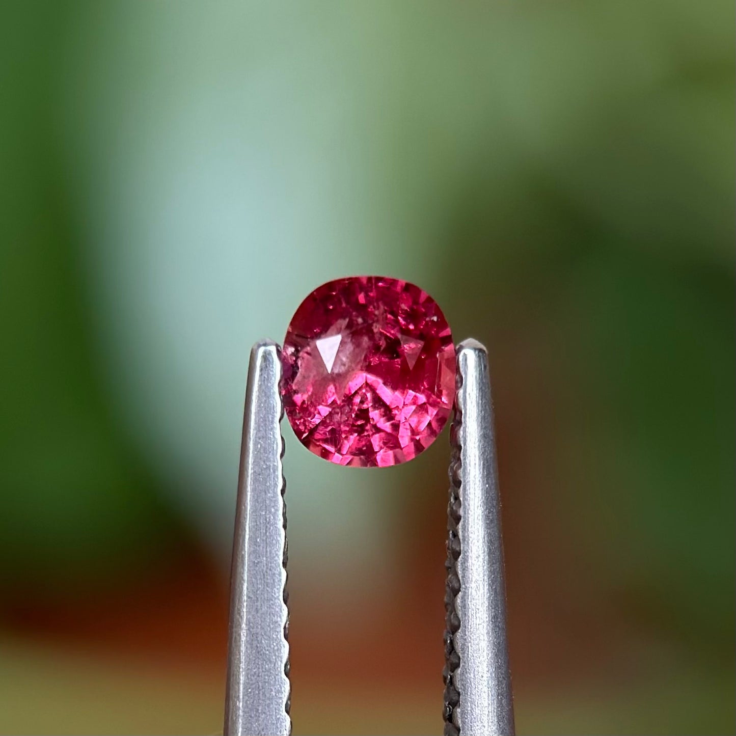 0.39ct Natural Pink Spinel Vietnam. Cushion Shape.