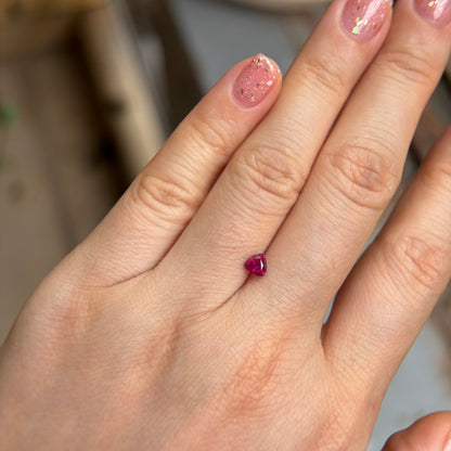 0.45ct Natural Pink Milky Sapphire Vietnam.