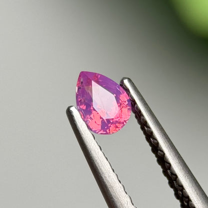 0.34ct Natural Purplish Pink Milky Sapphire Vietnam.