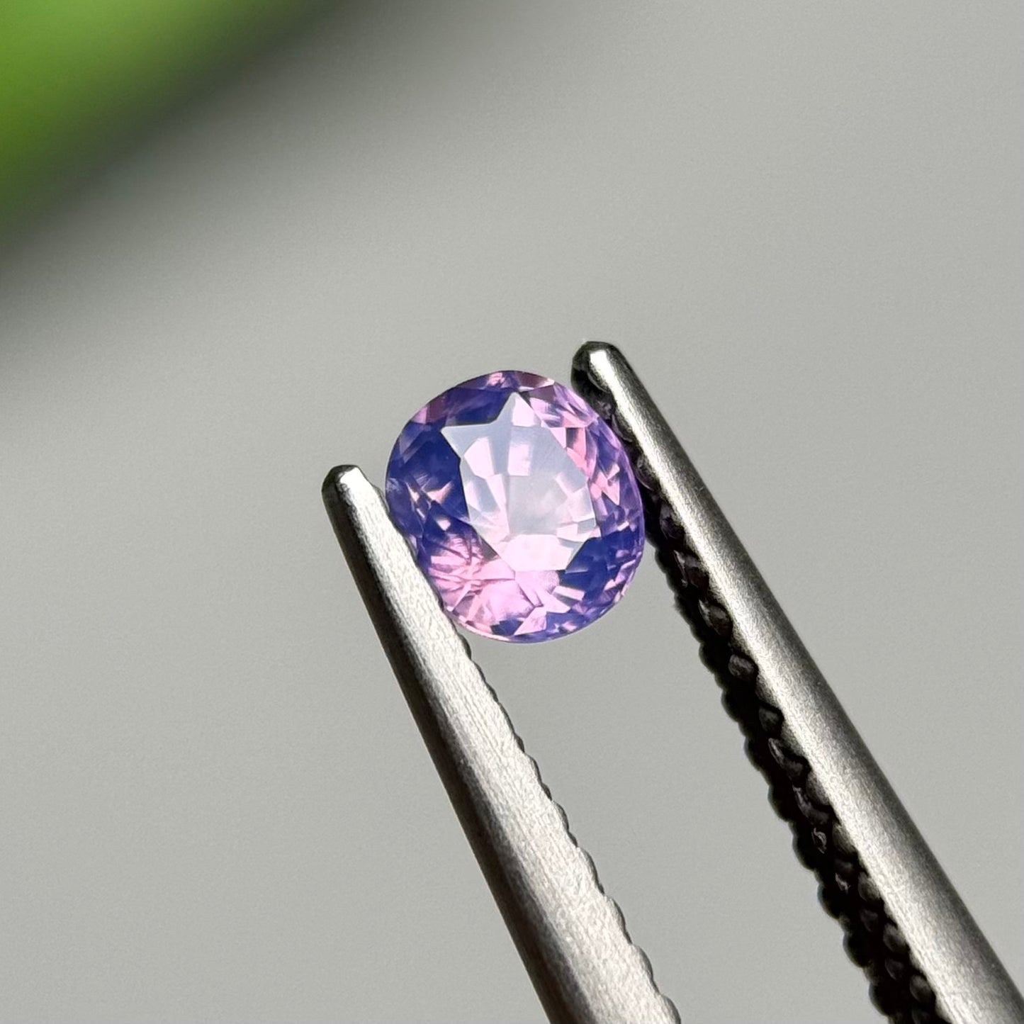 0.43ct Natural Pinkish Purple Milky Sapphire Vietnam.