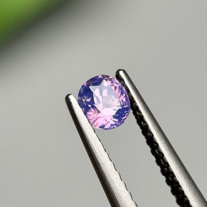 0.43ct Natural Pinkish Purple Milky Sapphire Vietnam.