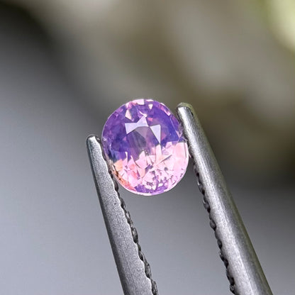 0.41ct Natural Pinkish Purple Milky Sapphire Vietnam.