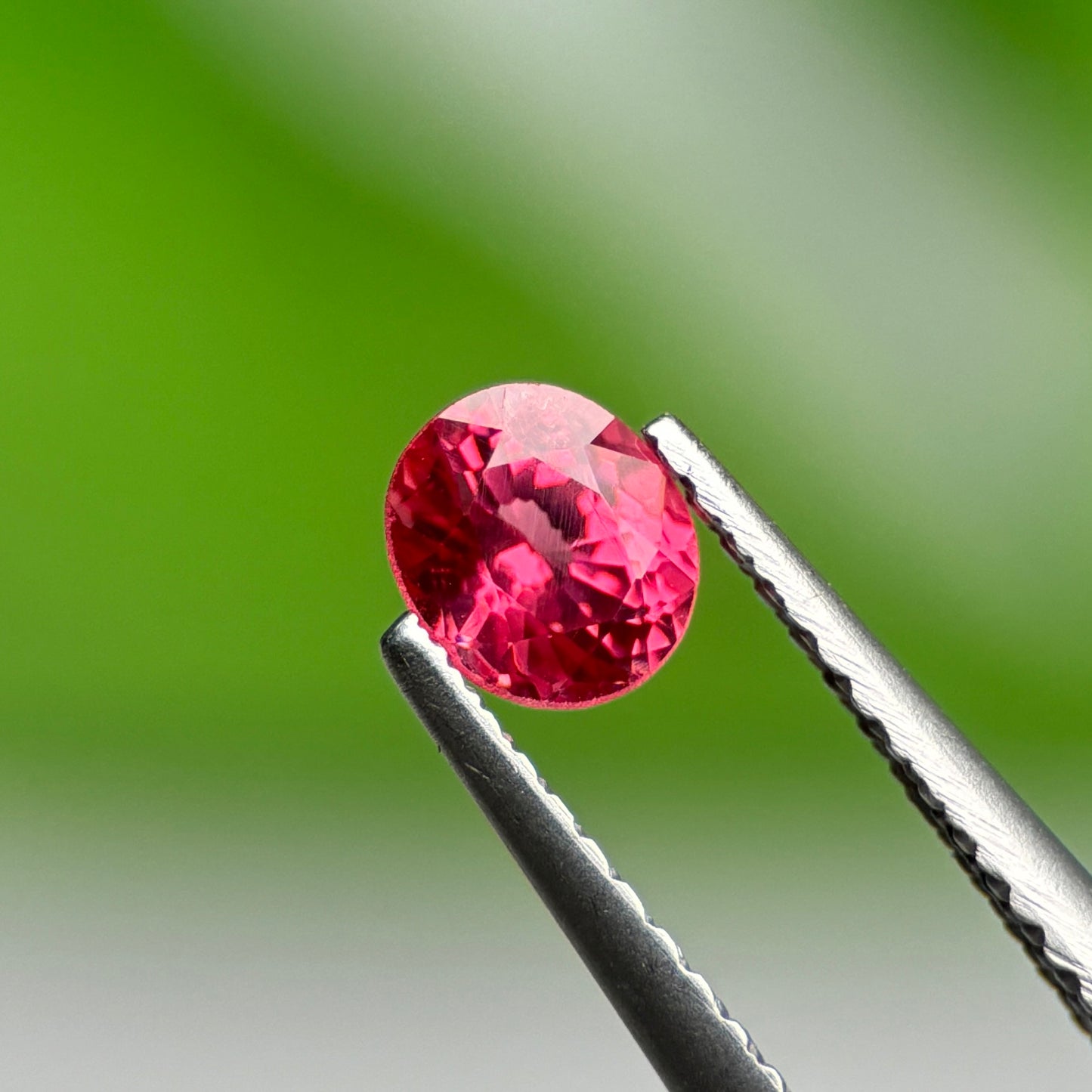 0.58 ct Natural Brownish Red Spinel Vietnam. Oval Shape. No Treatment.