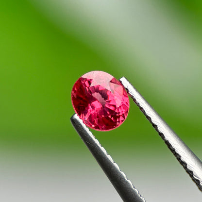 0.58 ct Natural Brownish Red Spinel Vietnam. Oval Shape. No Treatment.