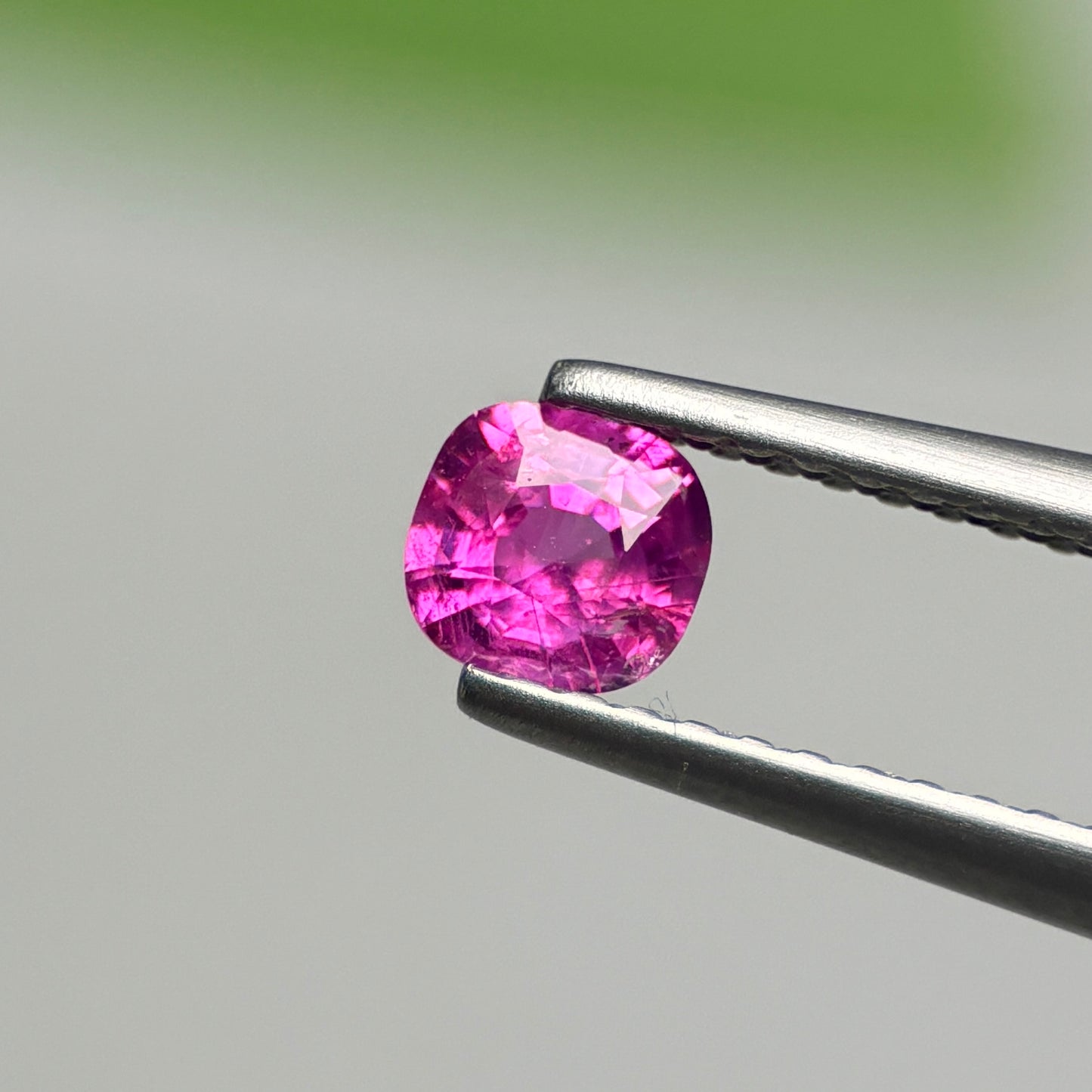 0.37 ct Natural Pink Milky Sapphire Vietnam. Cushion Shape.