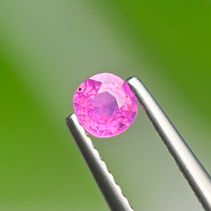 0.32 ct Natural Pink Milky Sapphire Vietnam. Cushion Shape. Unheat.