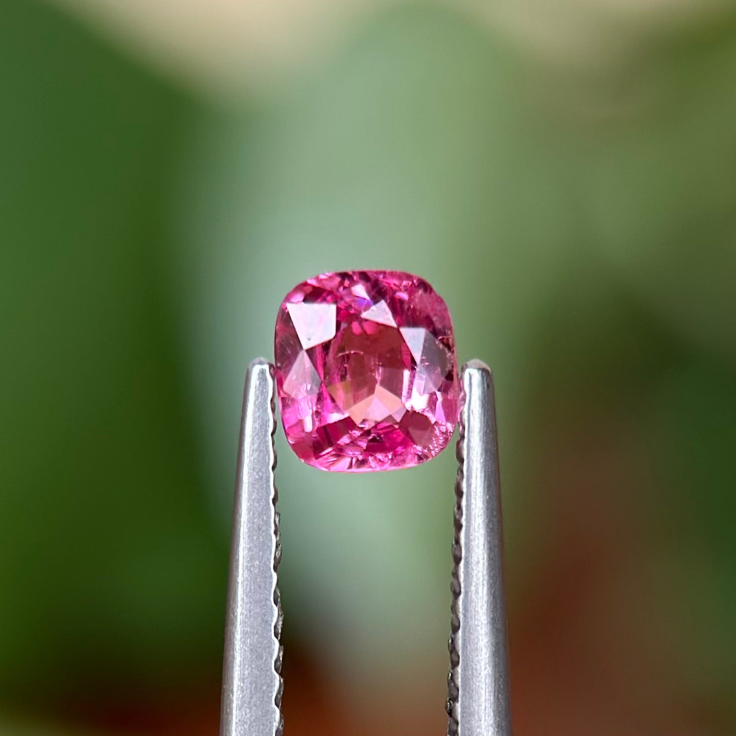 0.46ct Natural Pink Spinel Vietnam. Cushion Shape.