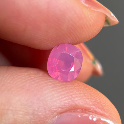1.2ct Natural Milky Padparadscha Sapphire Vietnam