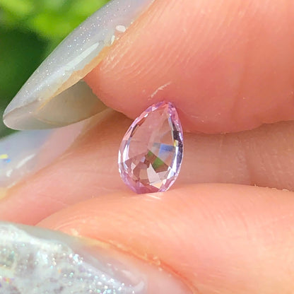 0,47ct Natural Light Purple Spinel Vietnam. Pear Shape. No Treatment Spinel Luc Yen.