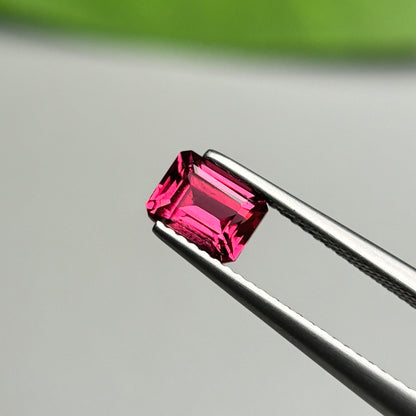 1.17ct Natural Brownish Red Spinel Vietnam. Emerald Shape.