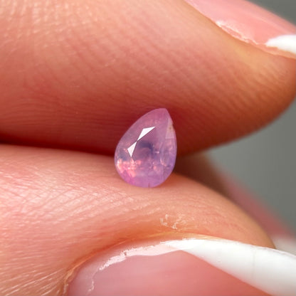 0.35ct Natural Milky Pink Sapphire Vietnam