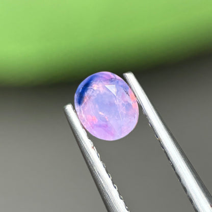 0,41ct Natural Pink Milky Sapphire Vietnam. Cushion Shape. No Treatment Milky Sapphire Luc Yen.