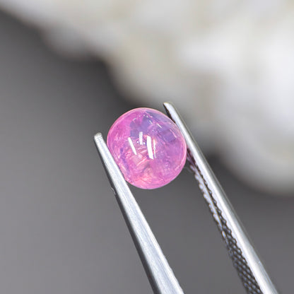 1,79ct Natural Pink Cacbochon Sapphire Viet Nam. No Treatment Sapphire Luc Yen.