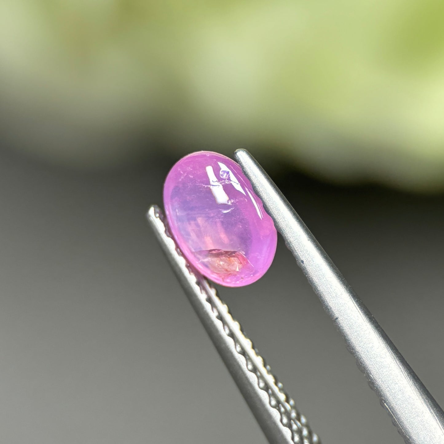 0.72ct Natural Pink Cacbochon Sapphire Viet Nam. No treatment.