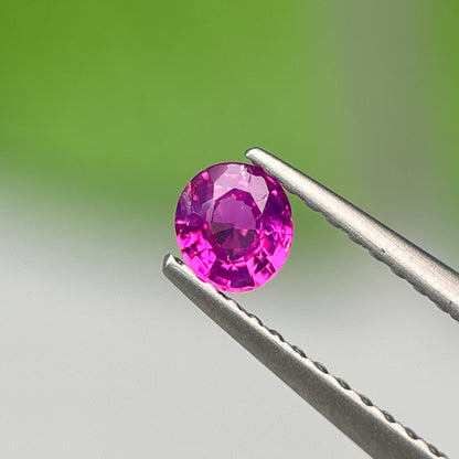 0.27 ct Natural Purple Milky Sapphire Vietnam. Oval Shape. No Treatment.