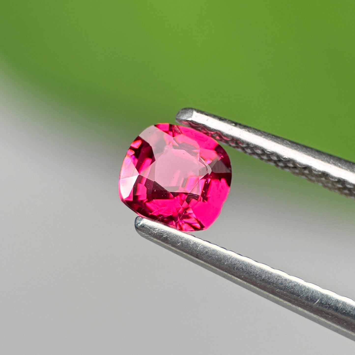 0.58 ct Natural Brownish Red Spinel Vietnam. Cushion Shape. No Treatment.