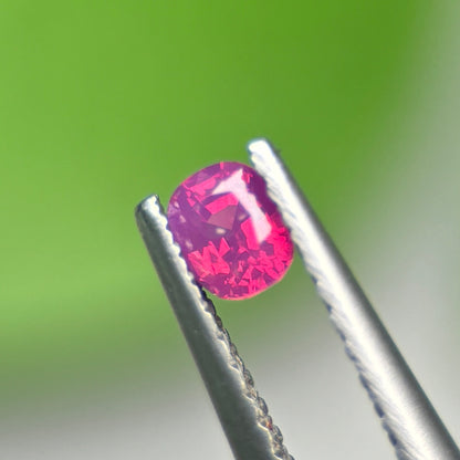 0,23ct Natural Pink Milky Sapphire Vietnam. Cushion Shape. No Treatment Milky Sapphire Luc Yen.