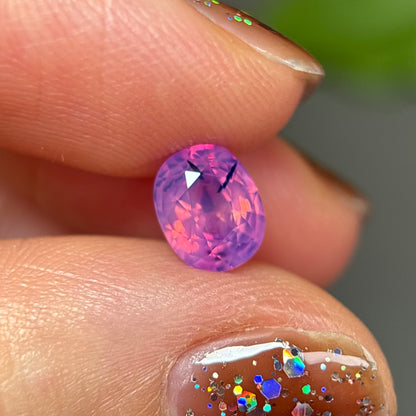 1.32ct Natural Pink Milky Sapphire Vietnam.