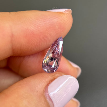 2.23ct Natural Purple Spinel Vietnam. Pear Shape. No Treatment.