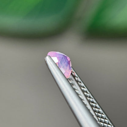 0.49 ct Natural Pink Milky Sapphire Vietnam. Cushion Shape. No Treatment.
