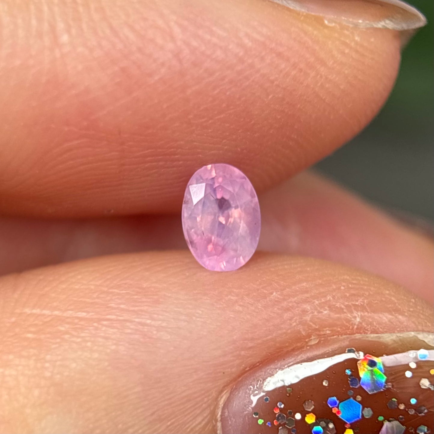 0.38ct Natural Pink Milky Sapphire Vietnam.