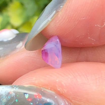 0,64ct Natural Purple Pink Milky Sapphire Vietnam. Cushion Shape. No Treatment Milky Sapphire Luc Yen.