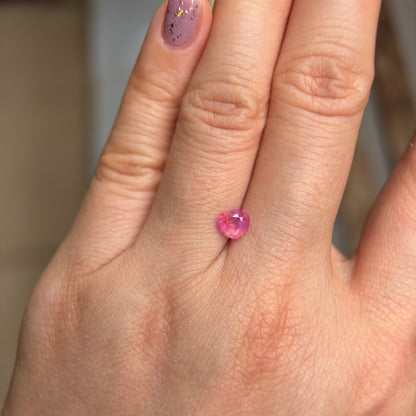 0.68ct Natural Pink Milky Sapphire Vietnam