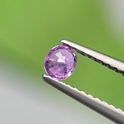 0.24 ct Natural Purple Sapphire Vietnam. Cushion Shape. No Treatment.