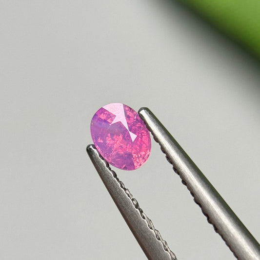 0.37ct Natural Pink Milky Sapphire Vietnam.