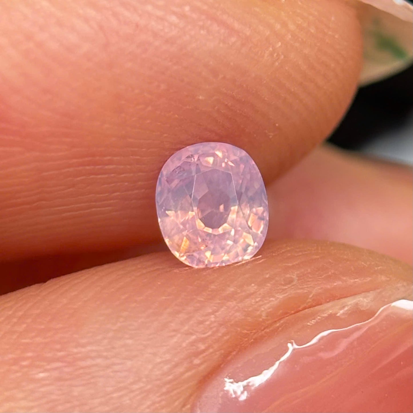 0.49ct Natural Milky Light Purple Sapphire Vietnam