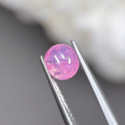 1,79ct Natural Pink Cacbochon Sapphire Viet Nam. No Treatment Sapphire Luc Yen.