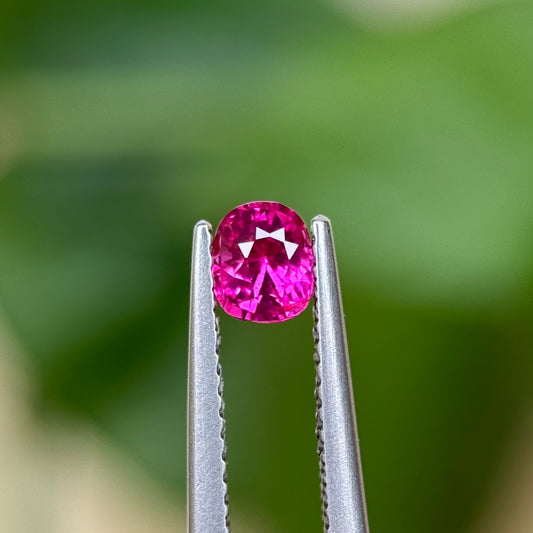 0.54 ct Natural Ruby Viet Nam. Cushion Shape. No treatment.