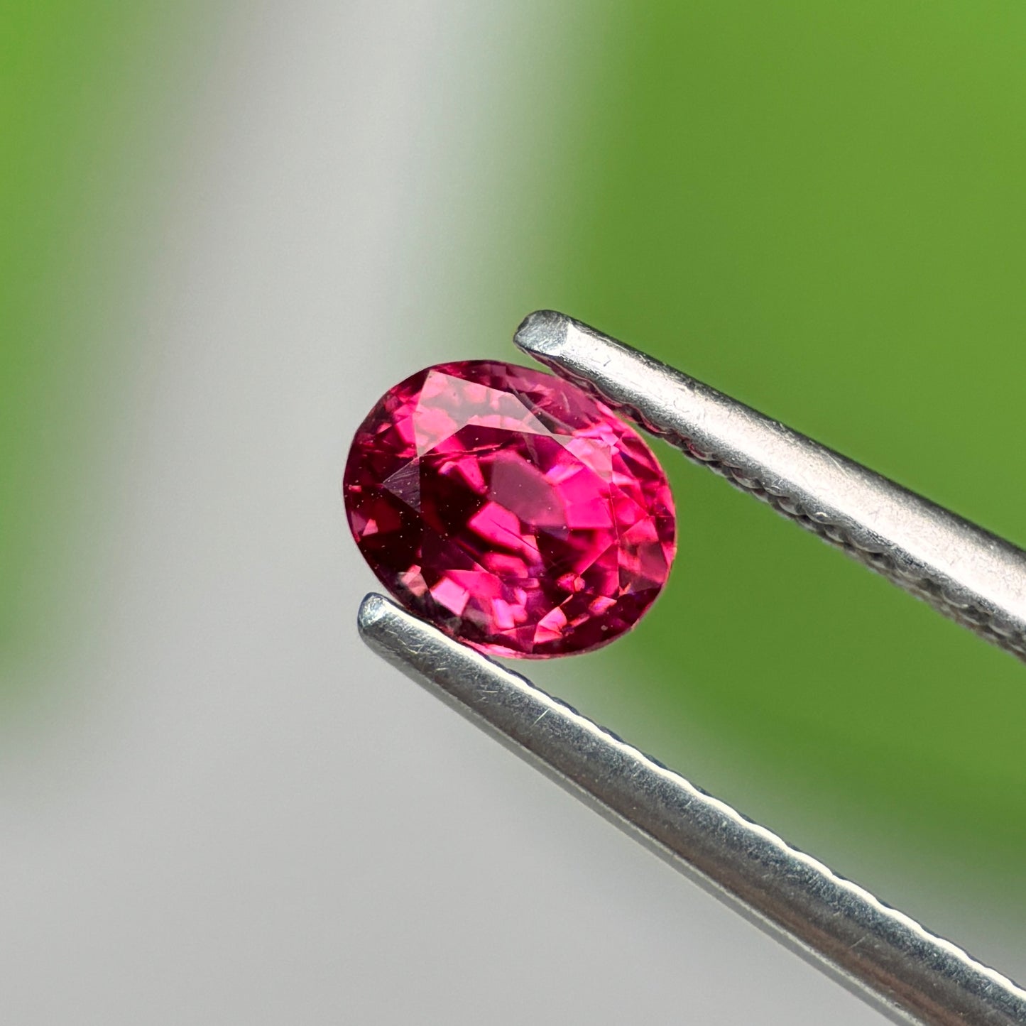 0.66 ct Natural Brownish Red Spinel Vietnam. Oval Shape. No Treatment.