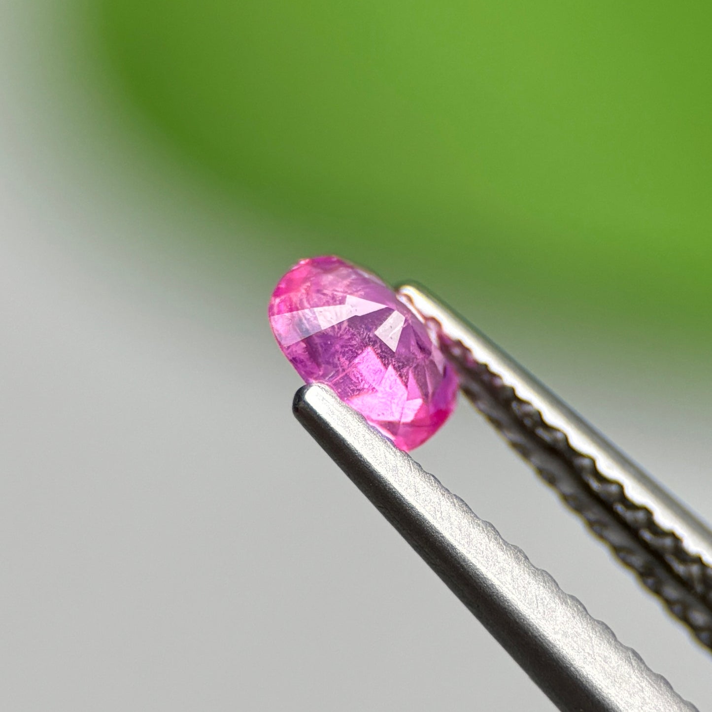 0.37 ct Natural Pink Milky Sapphire Vietnam. Cushion Shape.