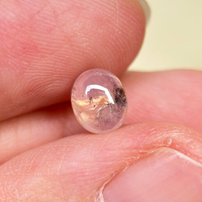 1.81 ct Natural Lite Brow Sapphire Viet Nam. Cacbochon Cut. No treatment.