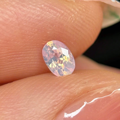 0.34ct Natural Milky Light Pink Sapphire Vietnam