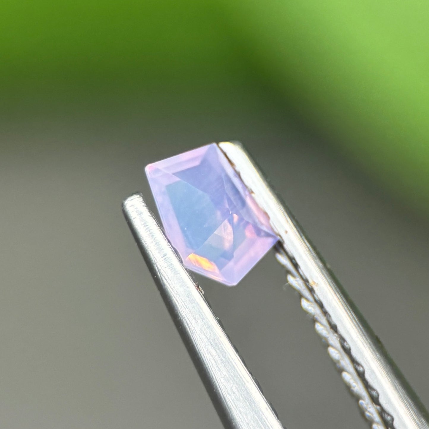 0,24ct Natural Pink Milky Sapphire Vietnam. Freeform. No Treatment Milky Sapphire Luc Yen.