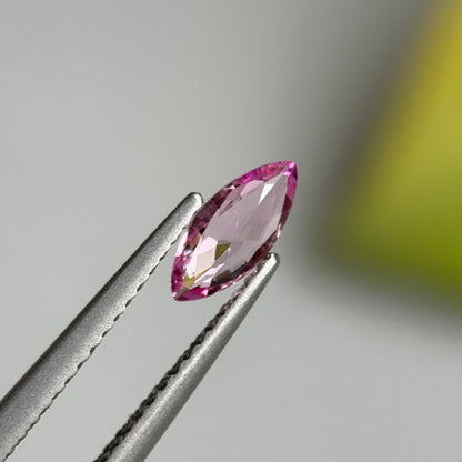 0.45 ct Natural Lite Pink Spinel Vietnam. Marquise Shape.