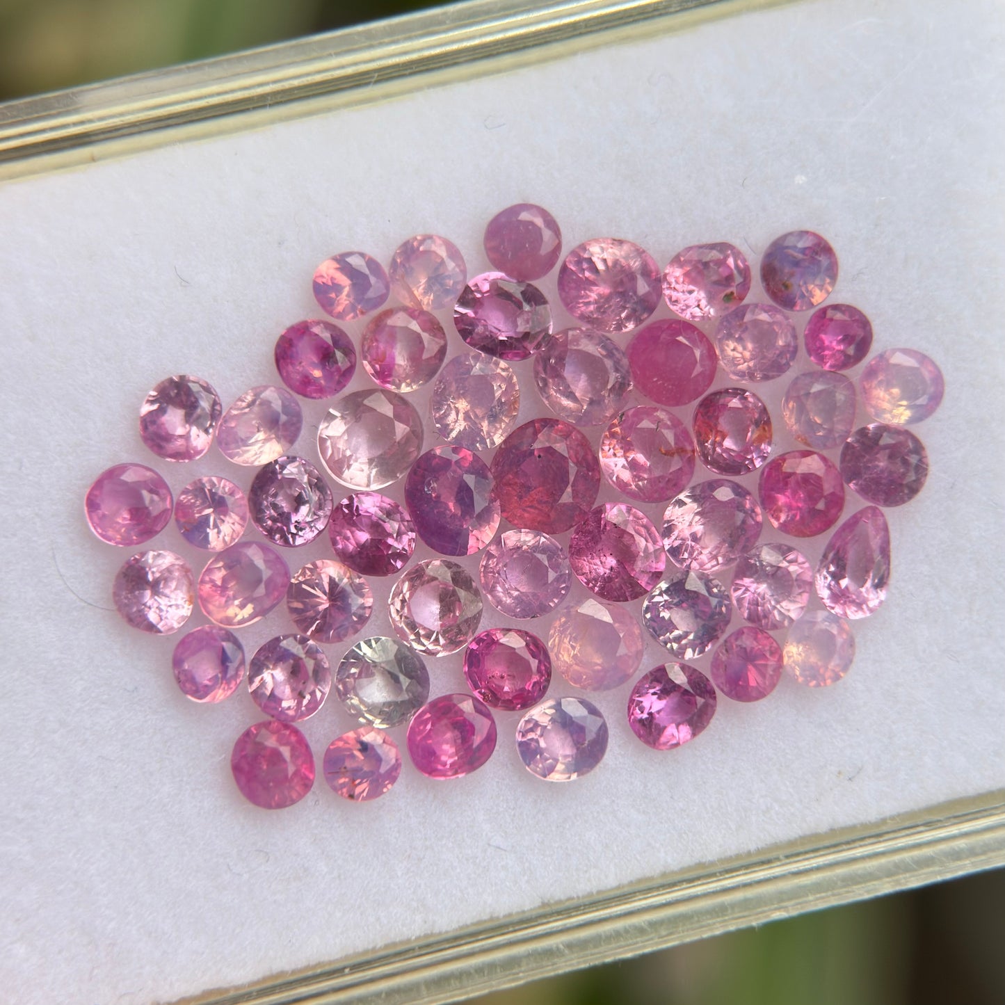 10.57 ct/ 51 Pcs Natural Mix Color Spinel Vietnam. Free Shape. No Treatment.