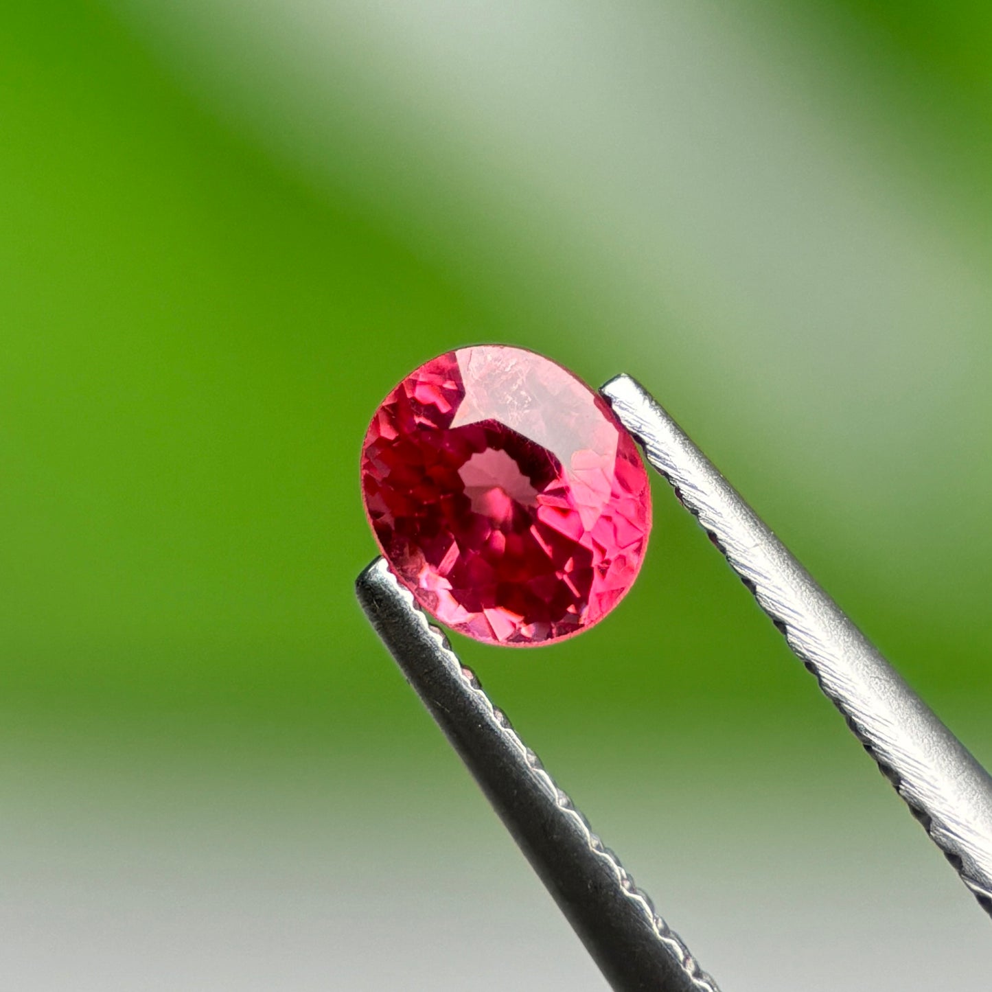 0.58 ct Natural Brownish Red Spinel Vietnam. Oval Shape. No Treatment.