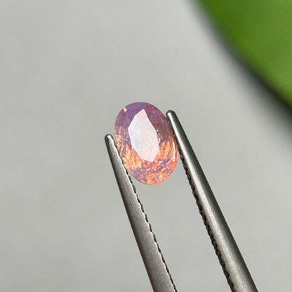 0.92ct Natural Pink Milky Sapphire Vietnam.