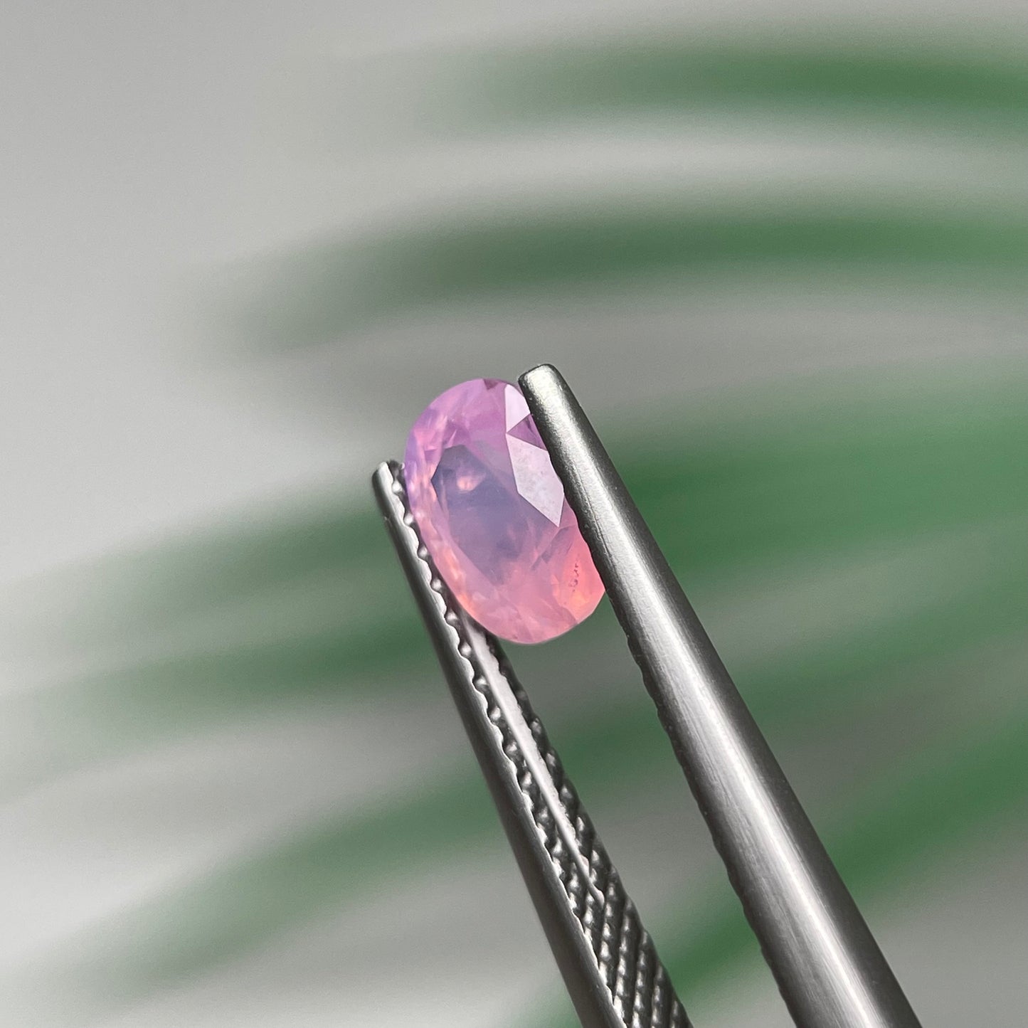 0.85ct Natural Milky Padparadscha Sapphire Vietnam